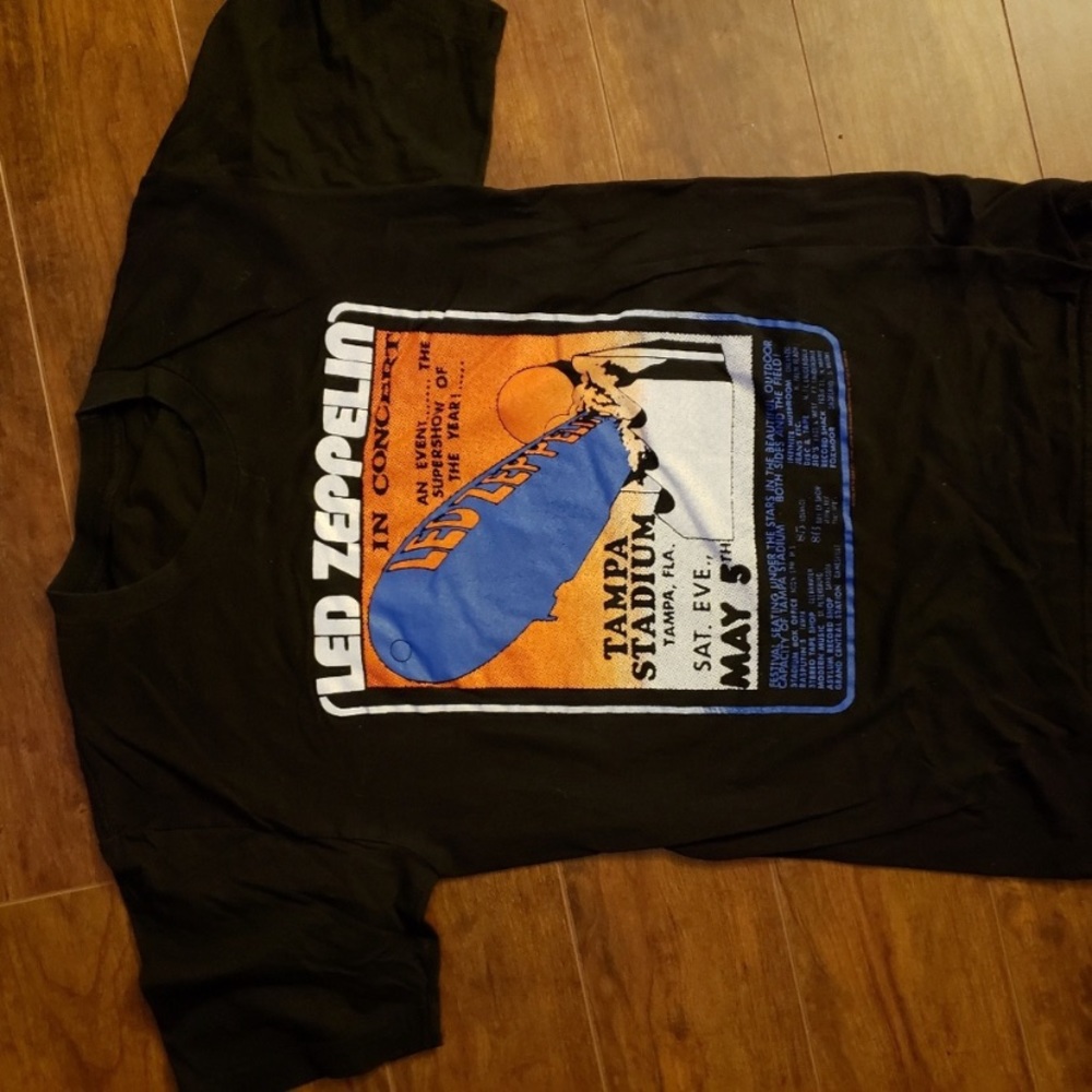 Led Zeppelin band concert tour tee shirt vintage